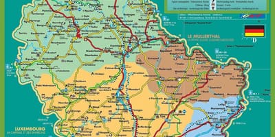 Luxemburg atraccions mapa