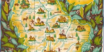 Mapa de Luxemburg turisme