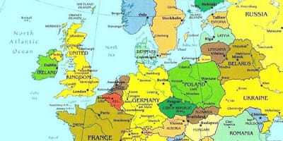 Mapa de Luxemburg i països de l'entorn